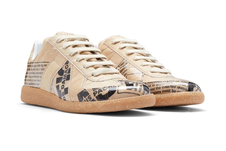 Maison Margiela Tosses Its Replica Sneaker in Paper