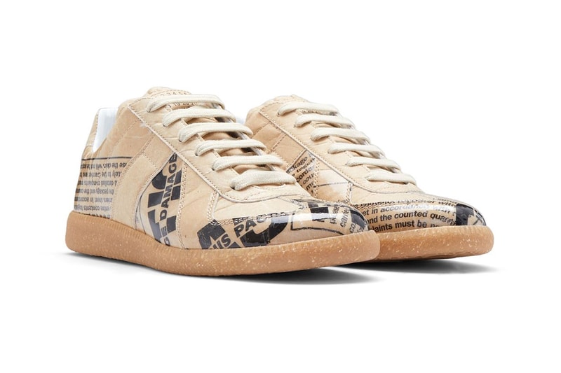 Maison Margiela Tosses Its Replica Sneaker in Paper Footwear
