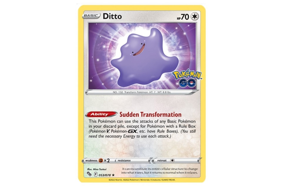 Pokmon GO TCG Expansion Cards To Include Hidden Ditto | Hypebeast Pokmon GO TCG Expansion Cards To Include Hidden Ditto | Hypebeast