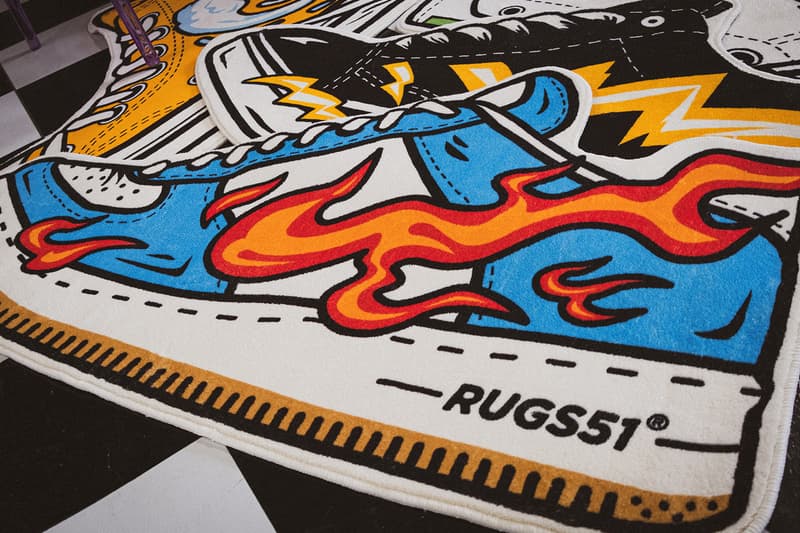 Rugs51 Pop-Inspired My World Collection Designer Rugs Street Style maneki-neko alien dragon Custom-Designed