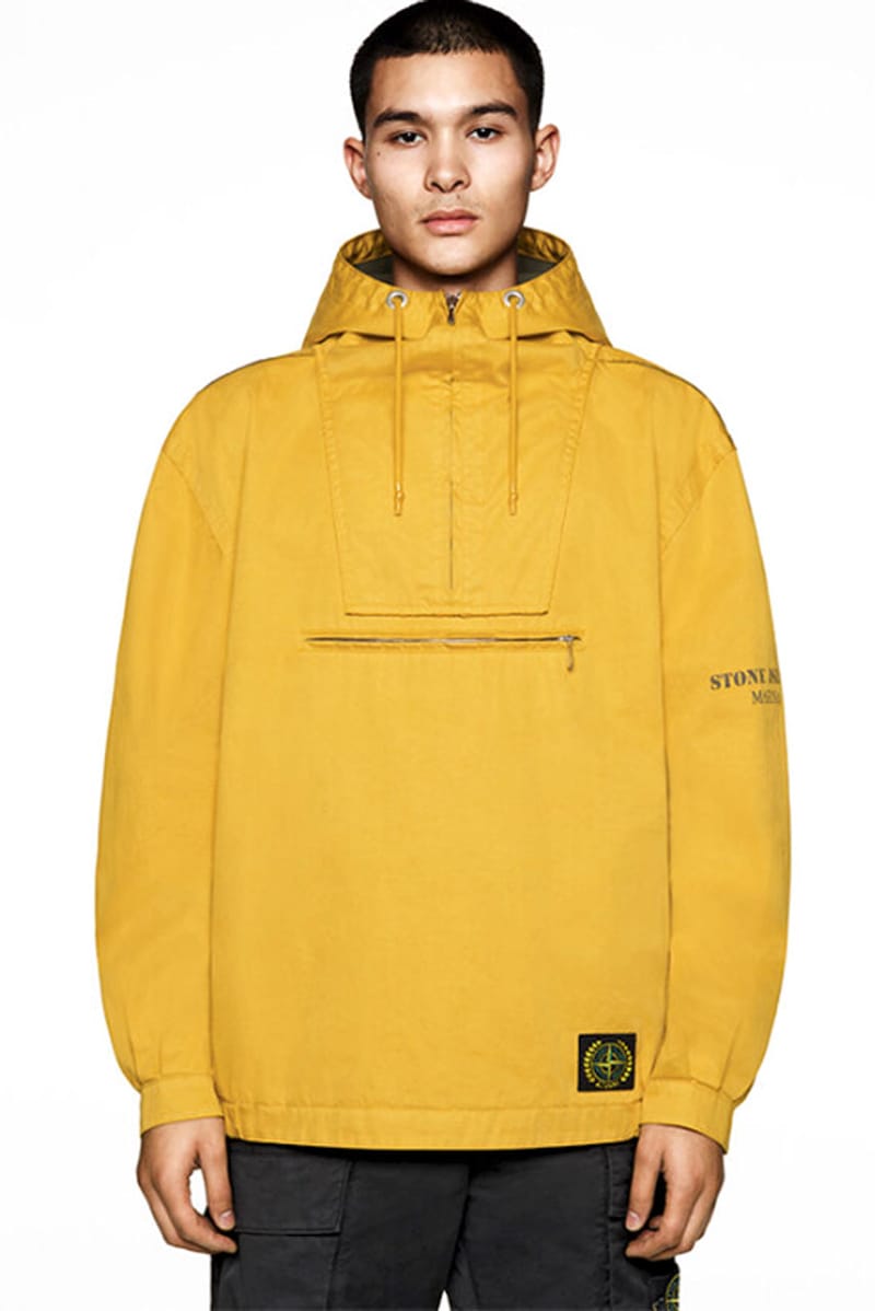 stone island anorak smock