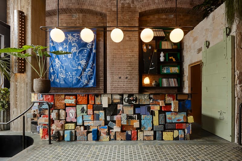 Former Brick Factory Houses Permanent Contemporary Art Collection and Curated In-Room Vinyl Program