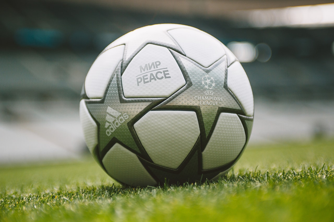 adidas football soccer uefa champions league match ball release details information peace ukraine unhcr