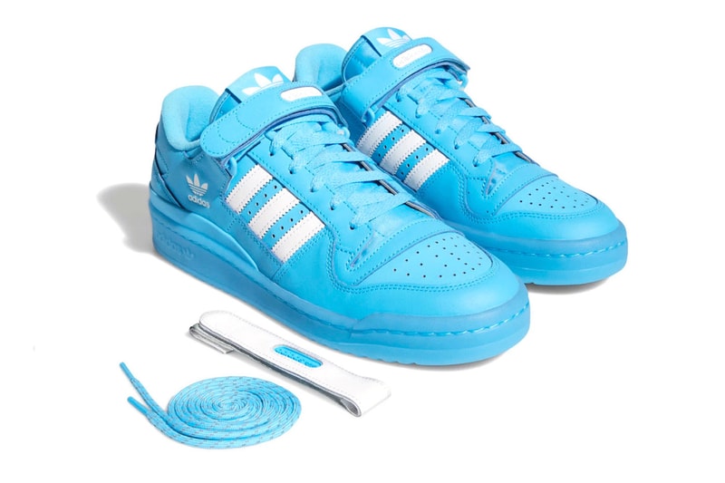 adidas forum low sky rush gw1614 cloud white three stripes blue low top release info date price 90 USD
