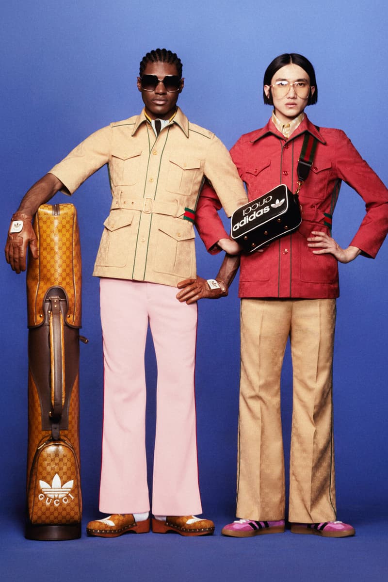 adidas x Gucci Collaboration Full Release Information Collection Fall 2022 Alessandro Michele Runway Drops Campaign Lookbook