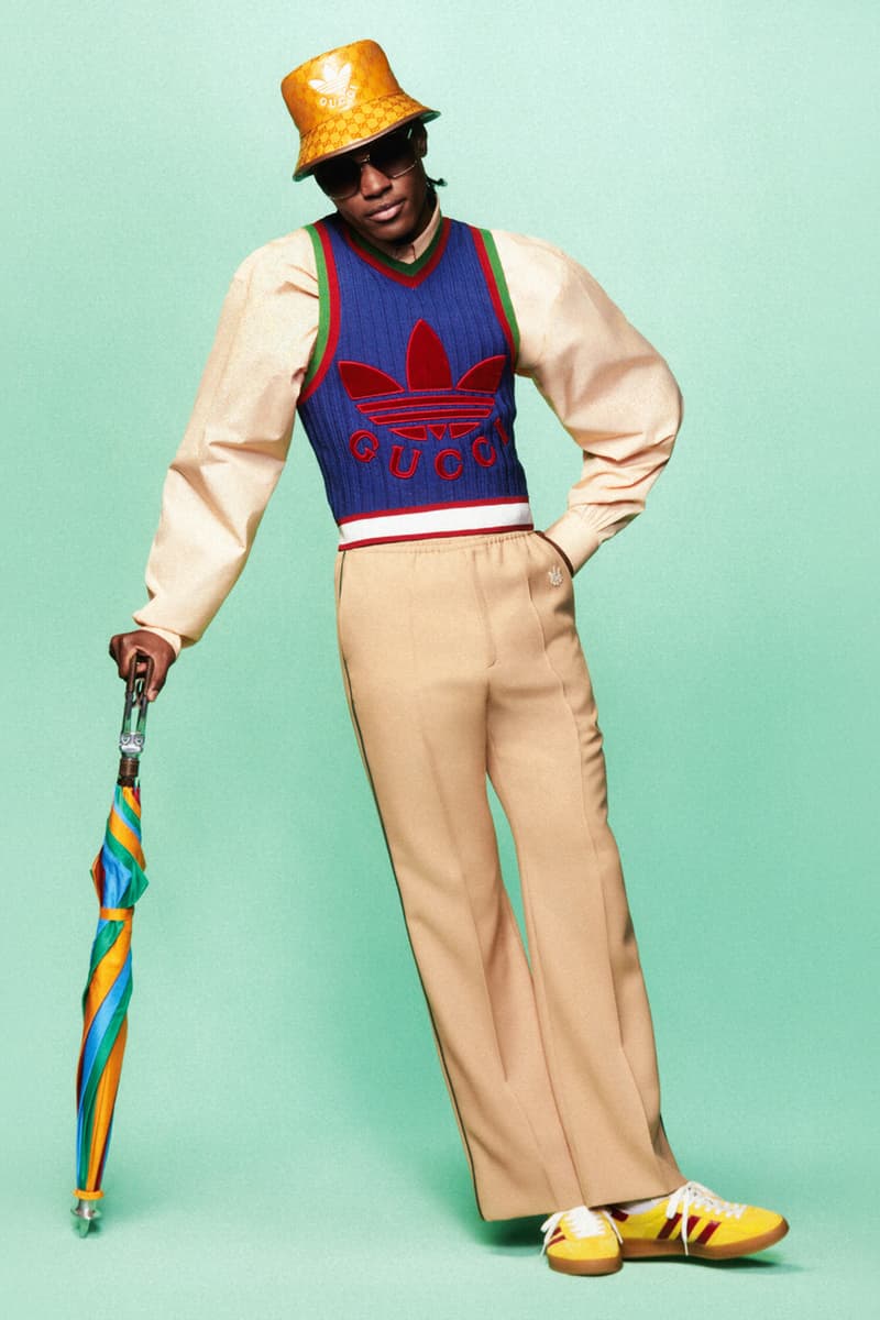 adidas x Gucci Collaboration Full Release Information Collection Fall 2022 Alessandro Michele Runway Drops Campaign Lookbook 