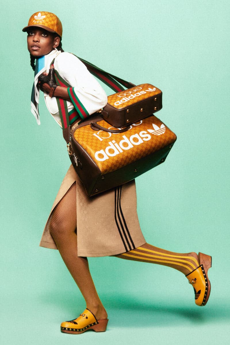 adidas x Gucci Collaboration Full Release Information Collection Fall 2022 Alessandro Michele Runway Drops Campaign Lookbook 