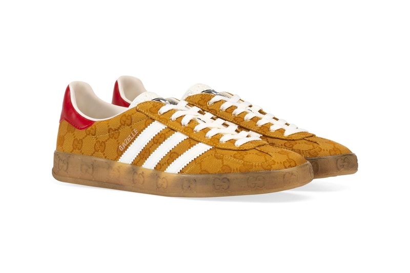 Closer Look at Gucci x adidas Gazelle Sneakers