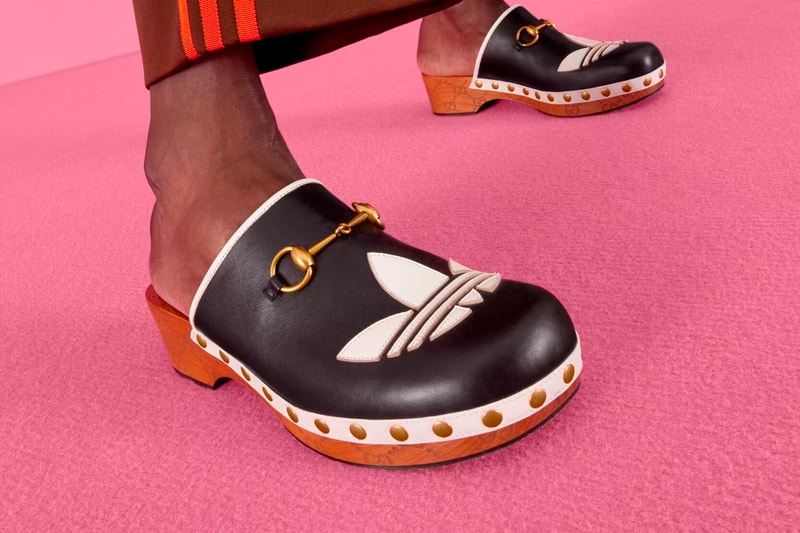 adidas x Gucci Gazelle Clog Loafer Decollete Heel Pump Slipper Terry Slides Footwear Closer Official First Look Release Information