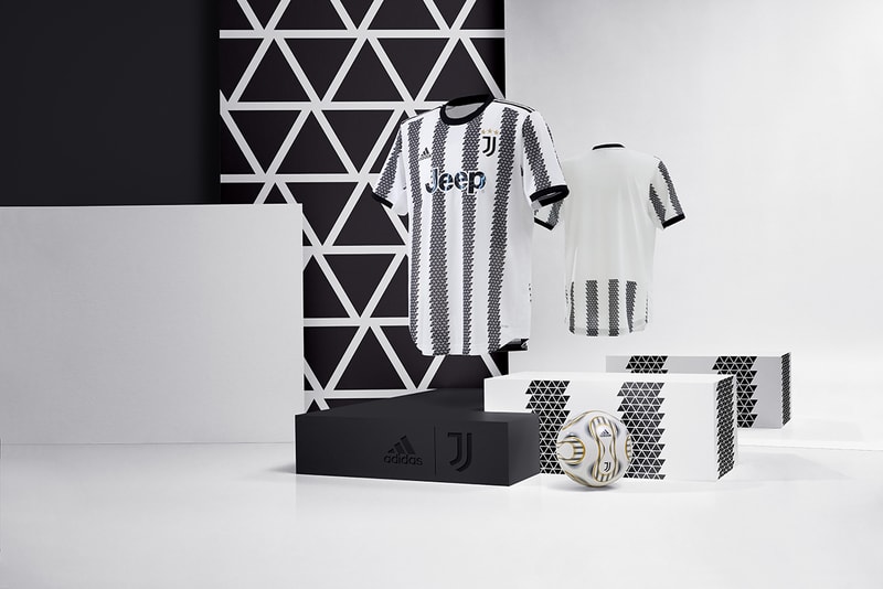 juventus 2022 home jersey serie a adidas black and white stripes release details