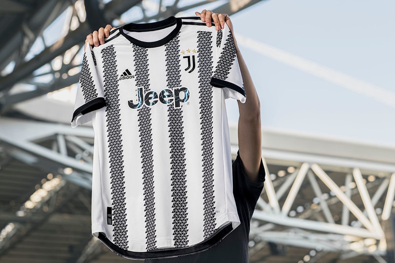 juventus 2022 home jersey serie a adidas black and white stripes release details