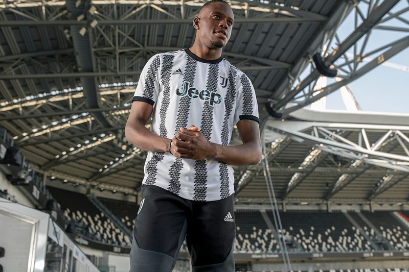 juventus 2022 home jersey serie a adidas black and white stripes release details
