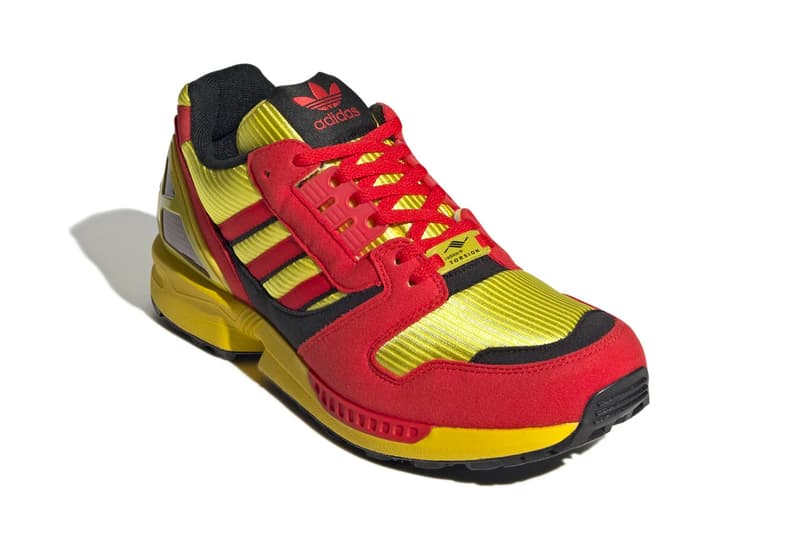 adidas Originals ZX 8000 "Germany" ZX 9000 "Citrus" Bright Yellow / Core Black / Red Pulse Yellow / Ash Silver / Acid Mint GY4682 GY4680 Release Information