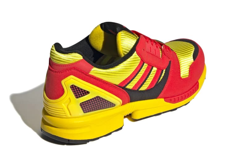 adidas Originals ZX 8000 "Germany" ZX 9000 "Citrus" Bright Yellow / Core Black / Red Pulse Yellow / Ash Silver / Acid Mint GY4682 GY4680 Release Information