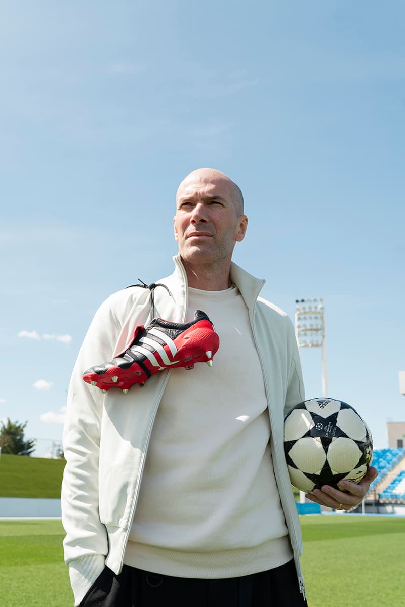 adidas predator mania release details zinedine zidane real madrid champions league 2002 volley final
