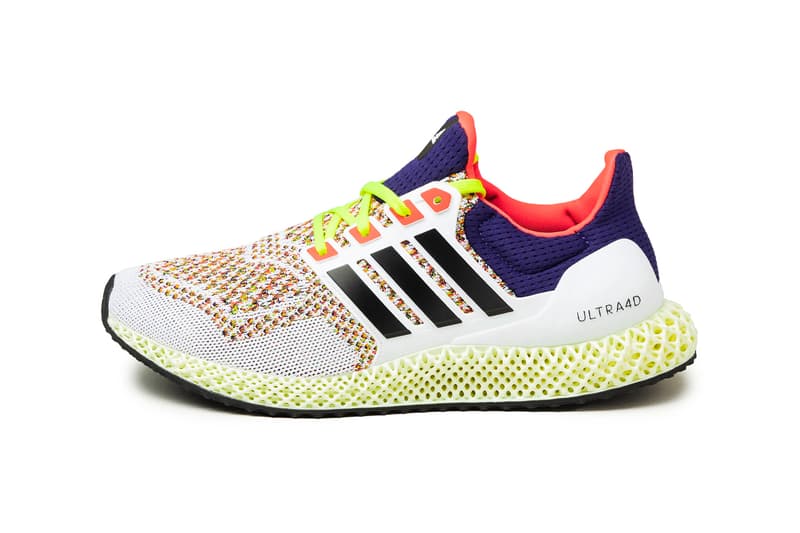 adidas Ultra4D Ftwr White / Core Black / Solar Red GX6364 Release Information Primeknit UltraBOOST Drops