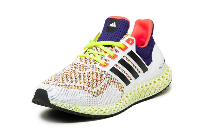 adidas Ultra4D Ftwr White / Core Black / Solar Red GX6364 Release Information Primeknit UltraBOOST Drops