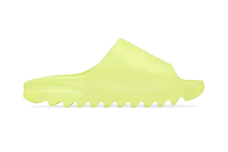Kanye West's adidas YEEZY SLIDE "Glow Green" Is Restocking