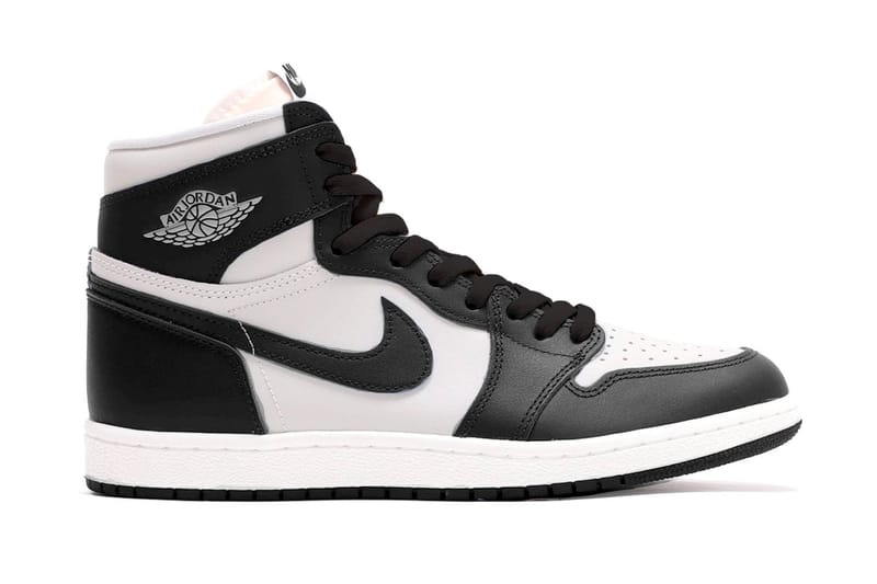 black and white jordans panda