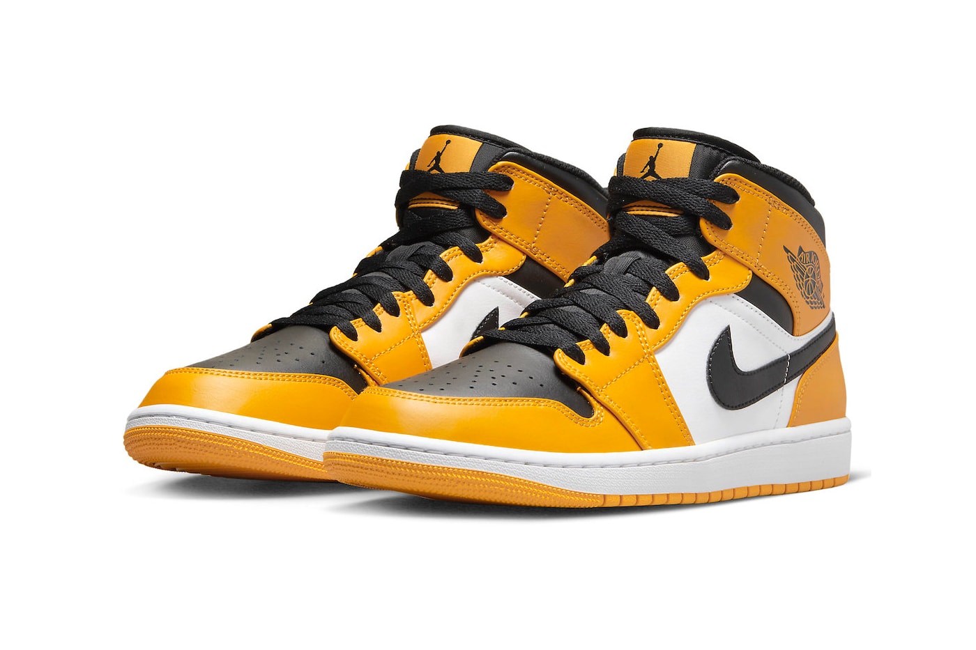 Air Jordan 1 Mid Flipped Yellow Toe Official Look Release Info 554724-701 Date Buy Price 