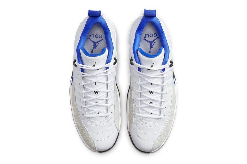 air jordan 12 low golf game royal white black DM9015 105 release date info store list buying guide photos price 