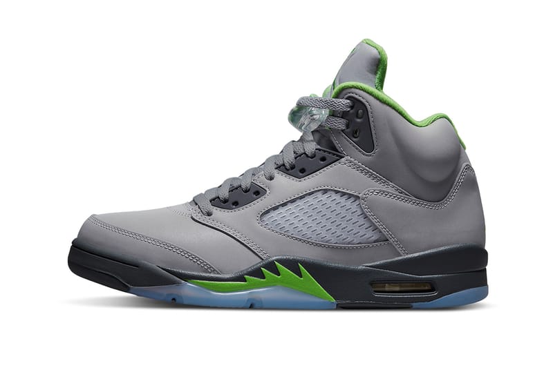 all green 5s jordans