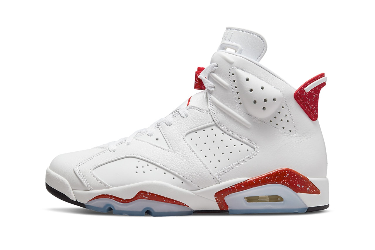 air jordan 6 red oreo CT8529 162 white university red black release date info store list buying guide photos price. 
