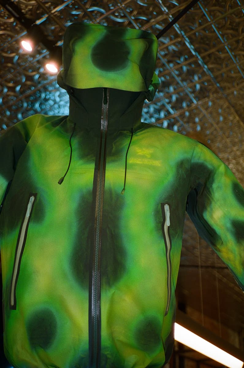 artistic gorp gore-tex art collaboration event launch video dominguez corp ally bo airbrush dart frog arc soho new york