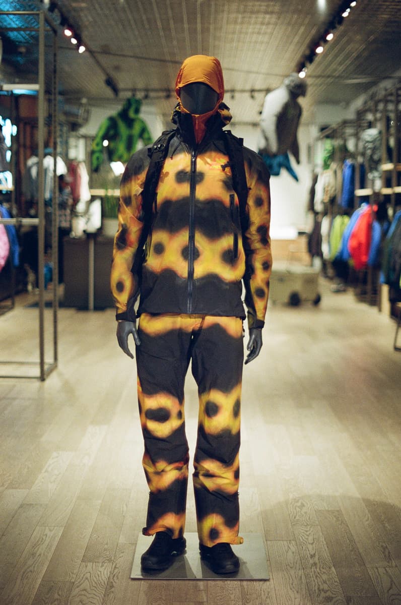 artistic gorp gore-tex art collaboration event launch video dominguez corp ally bo airbrush dart frog arc soho new york