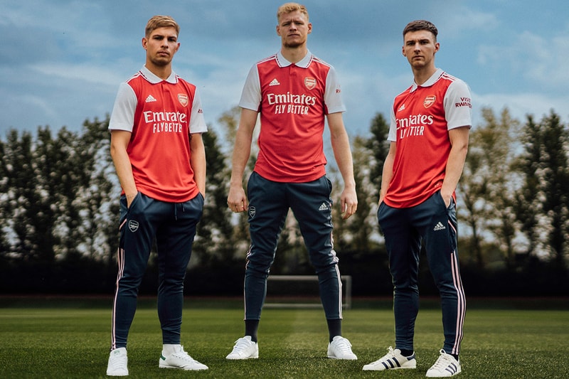 arsenal 2022/23 home kit interviews aaron ramsdale kieran tierney emile smith rowe interviews details information