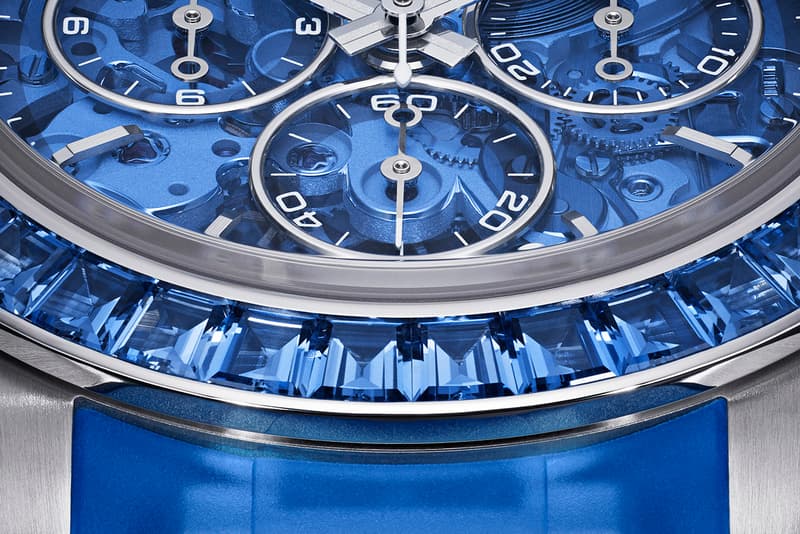 Geneva Customization House Transforms Rolex Daytona Based on Icy Blue Glacial Landscape