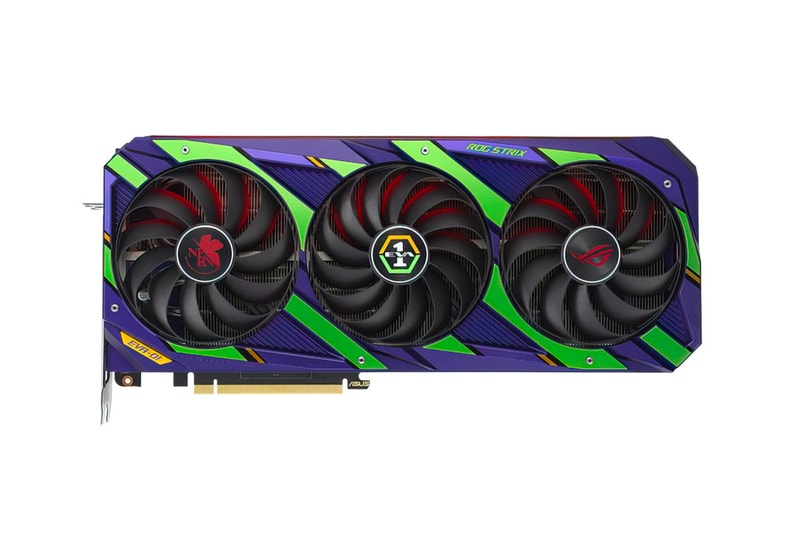 Asus republic of gamers rog evangelion unit 01 purple green ROG MAXIMUS Z690 HERO motherboard ROG STRIX RTX 3090 graphics card release info