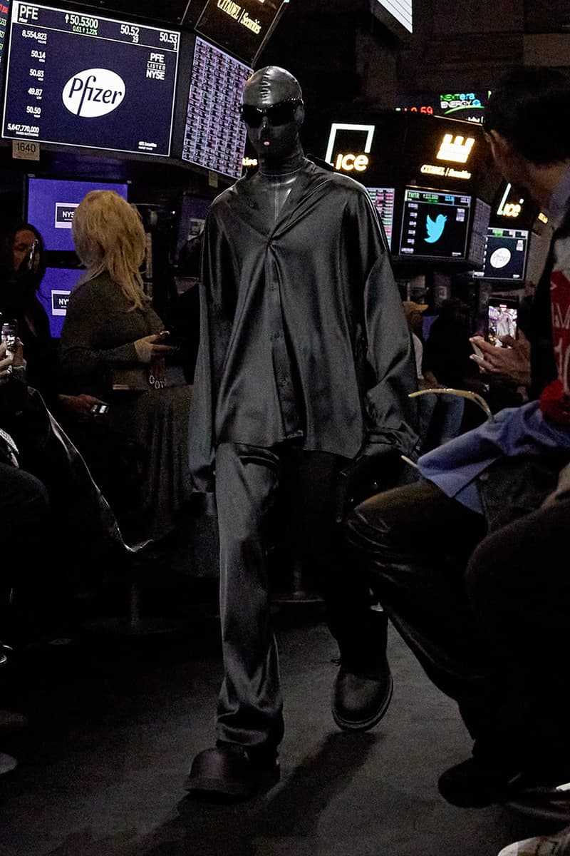 Balenciaga x adidas Collaboration Comes to Life in New York Stock Exchange Runway Show for Spring 2023