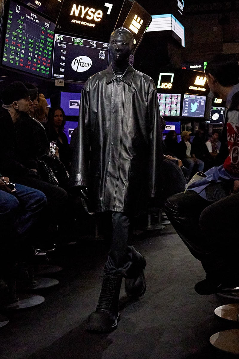 Balenciaga x adidas Collaboration Comes to Life in New York Stock Exchange Runway Show for Spring 2023
