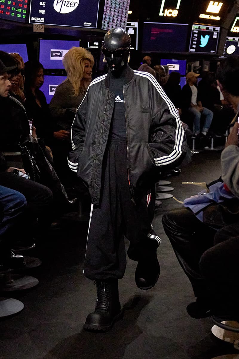 Balenciaga x adidas Collaboration Comes to Life in New York Stock Exchange Runway Show for Spring 2023
