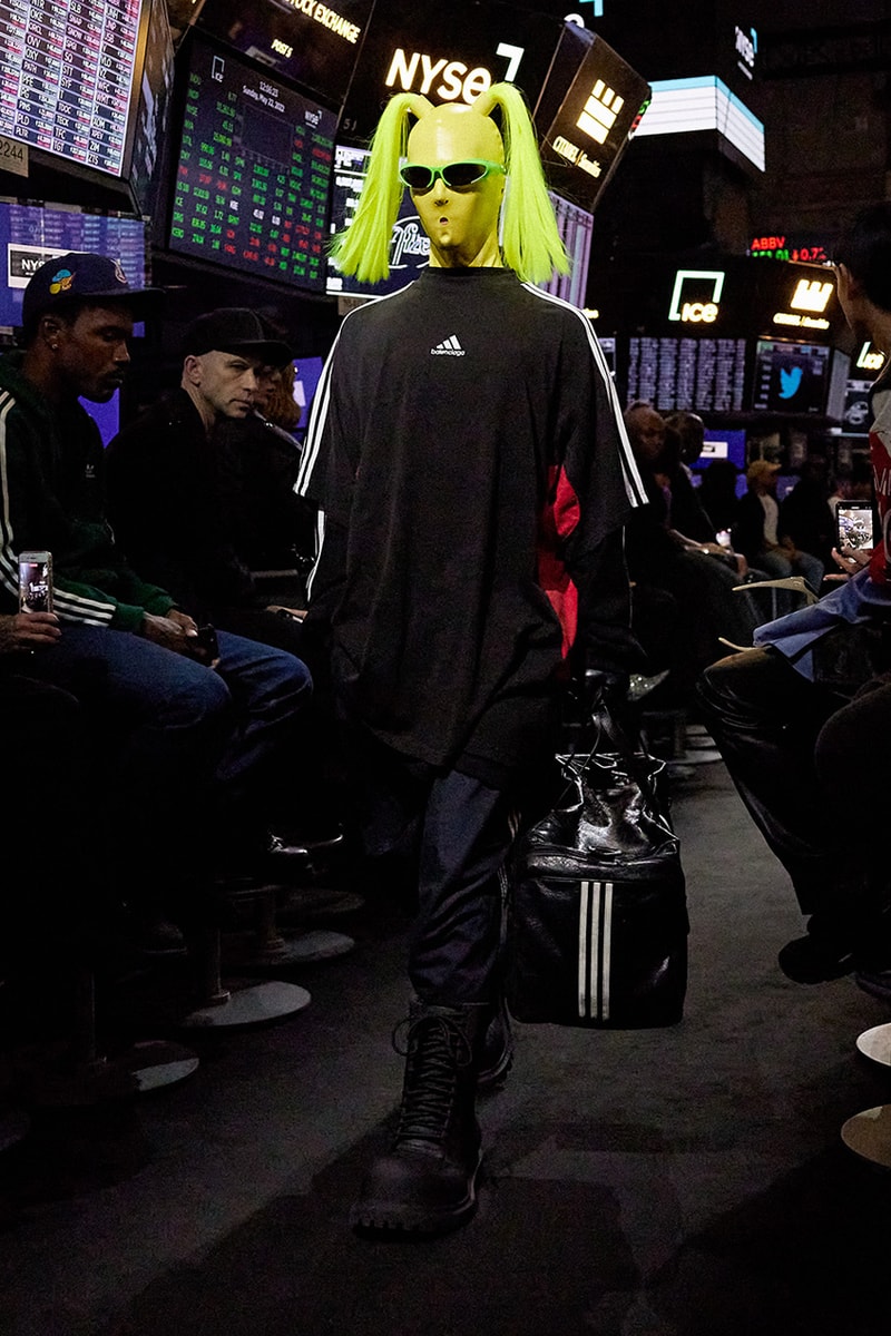 Balenciaga x adidas Collaboration Comes to Life in New York Stock Exchange Runway Show for Spring 2023