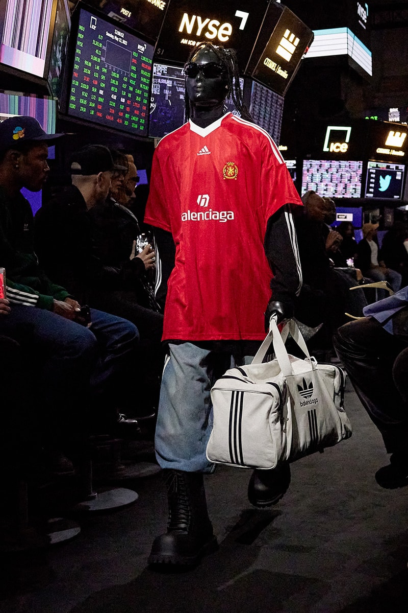 Balenciaga x adidas Collaboration Comes to Life in New York Stock Exchange Runway Show for Spring 2023