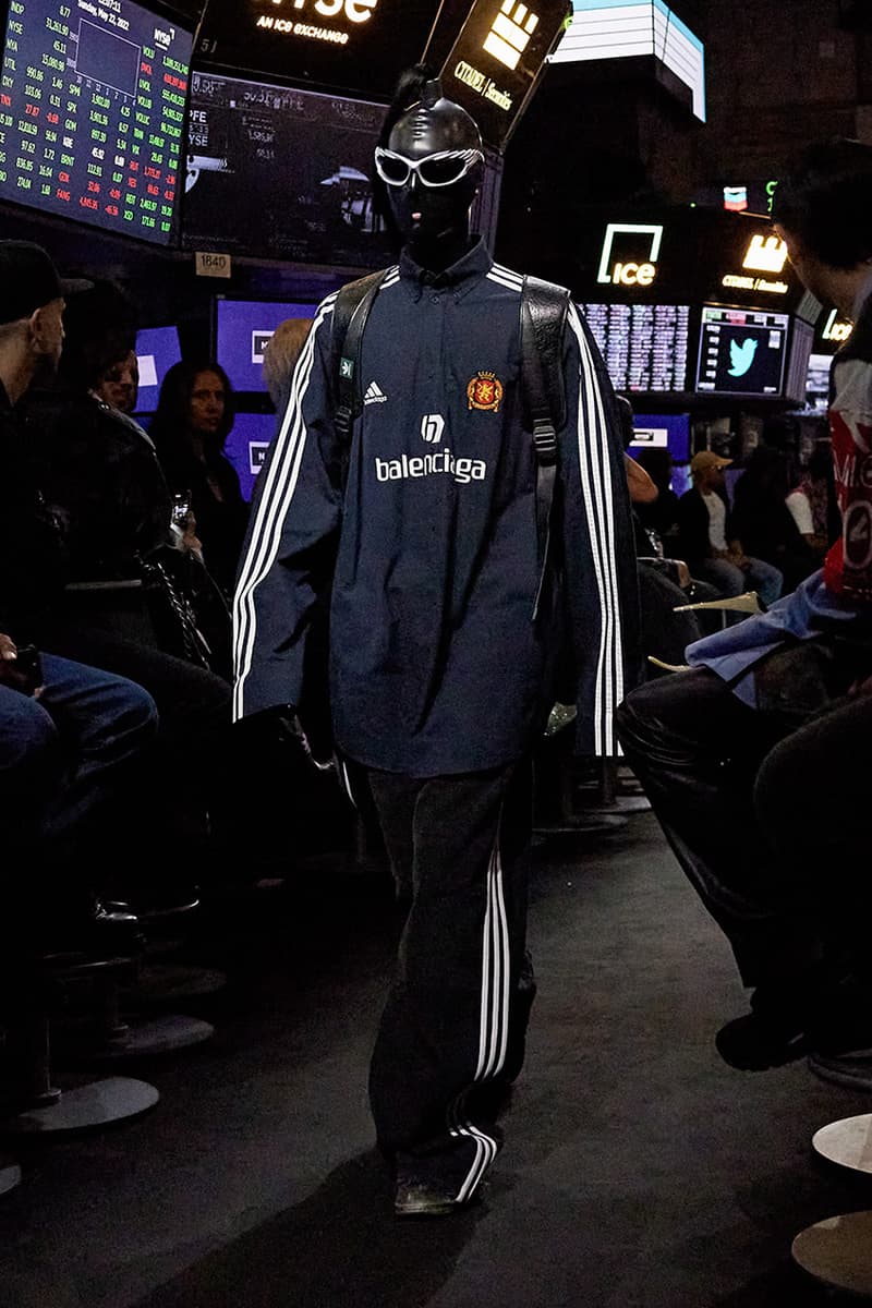Balenciaga x adidas Collaboration Comes to Life in New York Stock Exchange Runway Show for Spring 2023