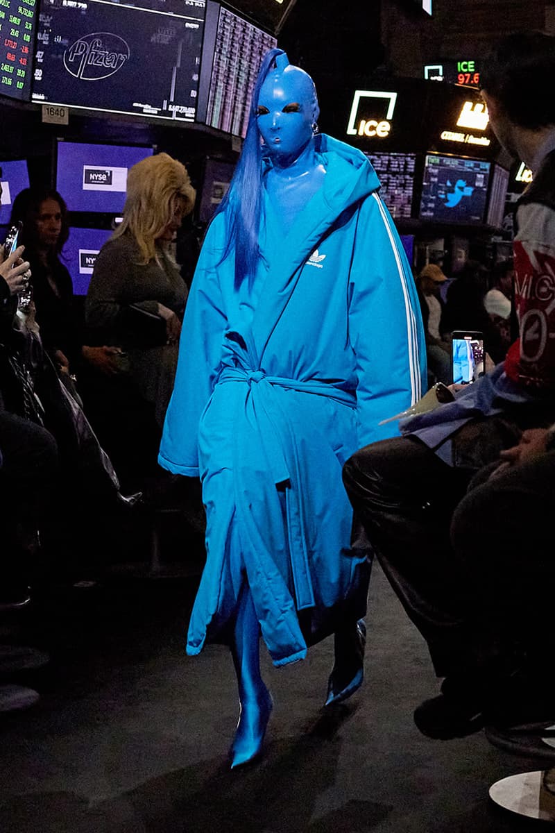 Balenciaga x adidas Collaboration Comes to Life in New York Stock Exchange Runway Show for Spring 2023