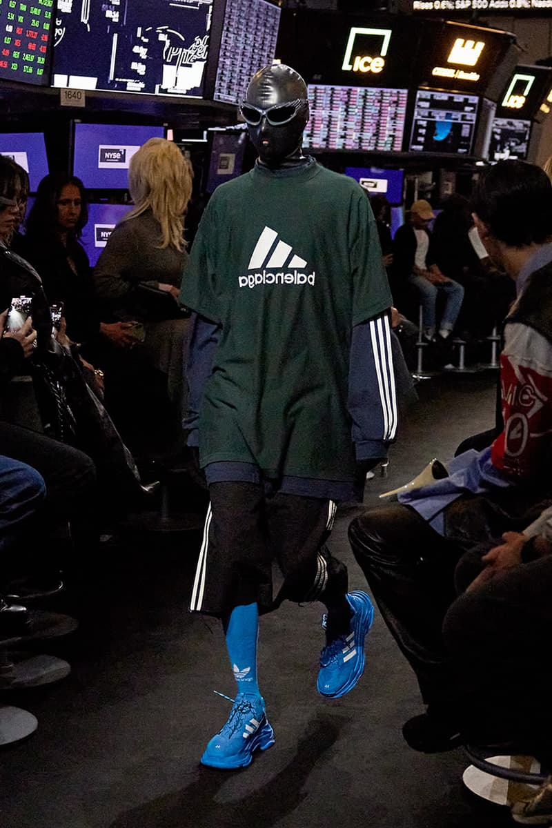 Balenciaga x adidas Collaboration Comes to Life in New York Stock Exchange Runway Show for Spring 2023