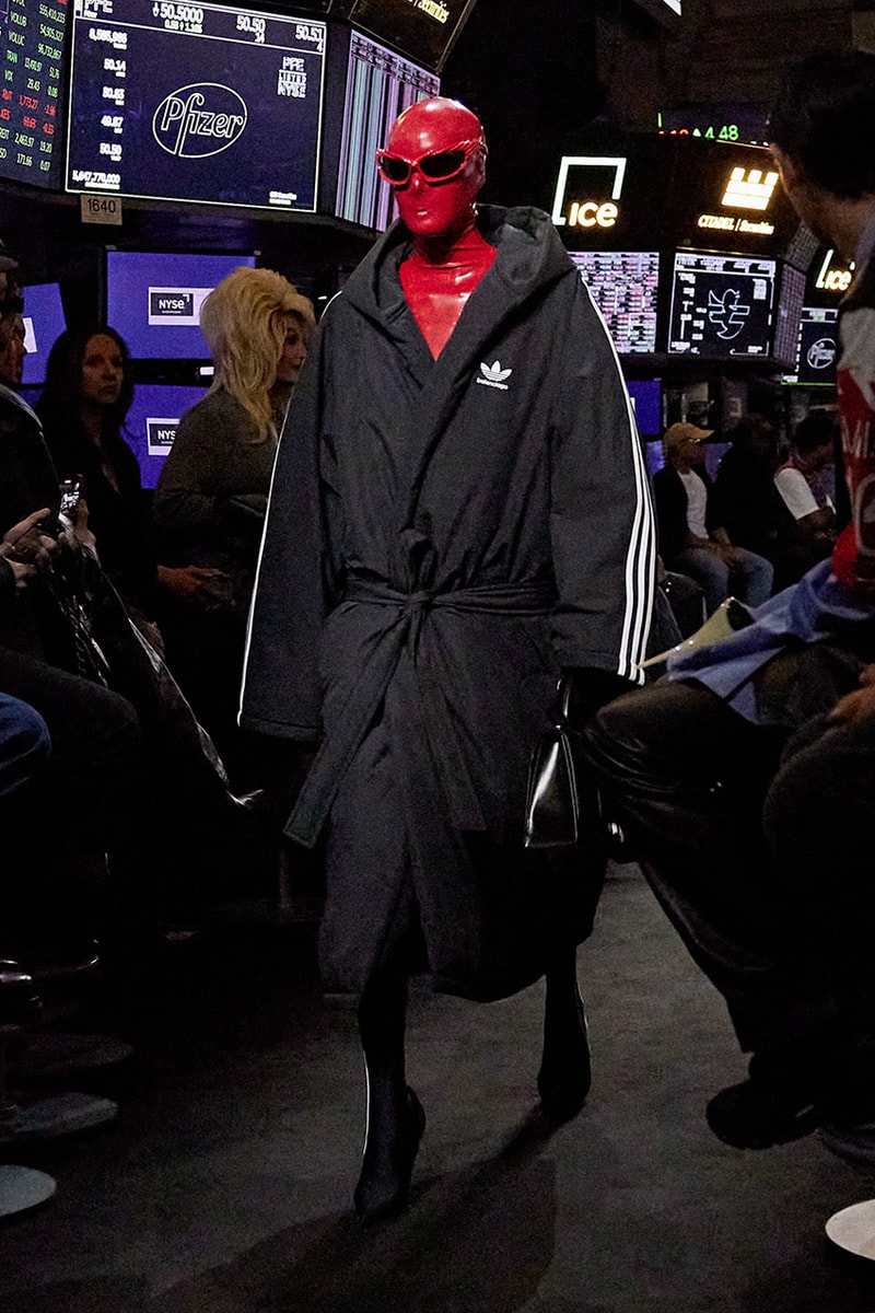 Balenciaga x adidas Collaboration Comes to Life in New York Stock Exchange Runway Show for Spring 2023