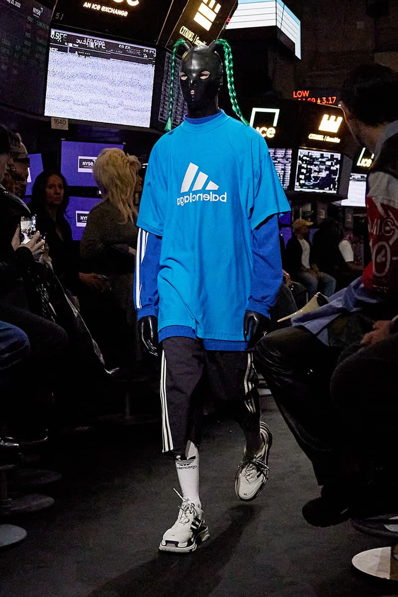Balenciaga x adidas Collaboration Comes to Life in New York Stock Exchange Runway Show for Spring 2023