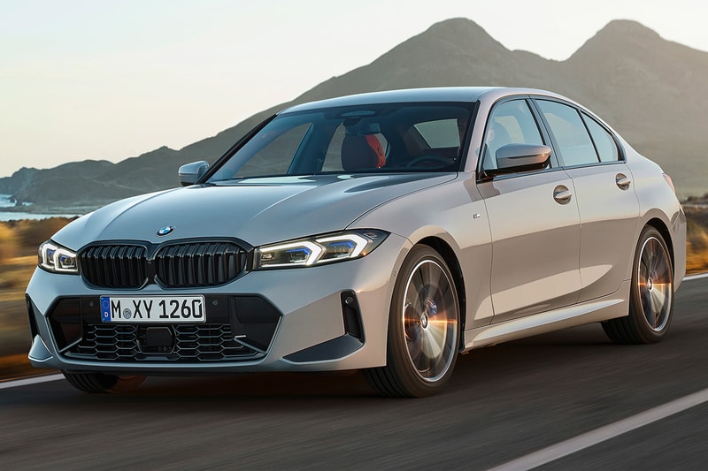 bmw 3 series 2023 release model redesign front grille bumper infotainment screen system cabin update sedan