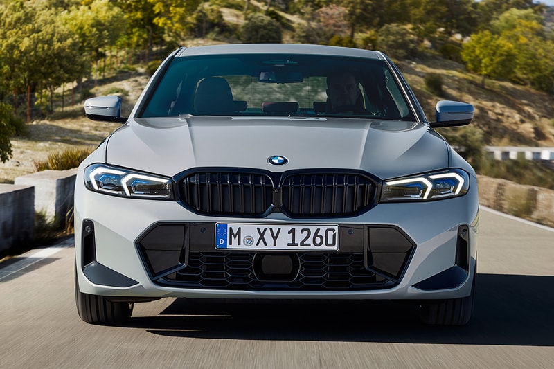 bmw 3 series 2023 release model redesign front grille bumper infotainment screen system cabin update sedan