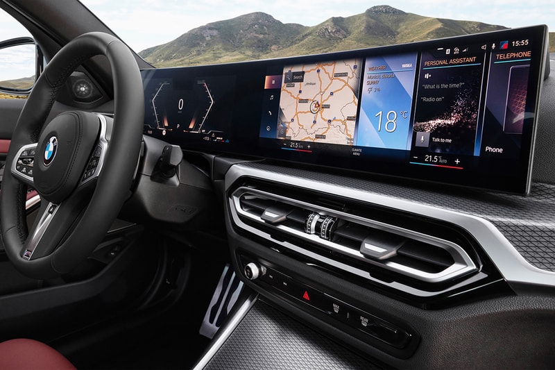 bmw 3 series 2023 release model redesign front grille bumper infotainment screen system cabin update sedan