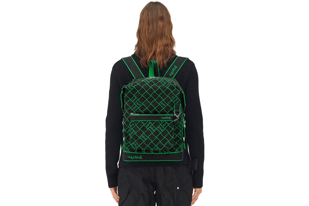 Bottega Veneta 'webbing' Backpack in Black for Men