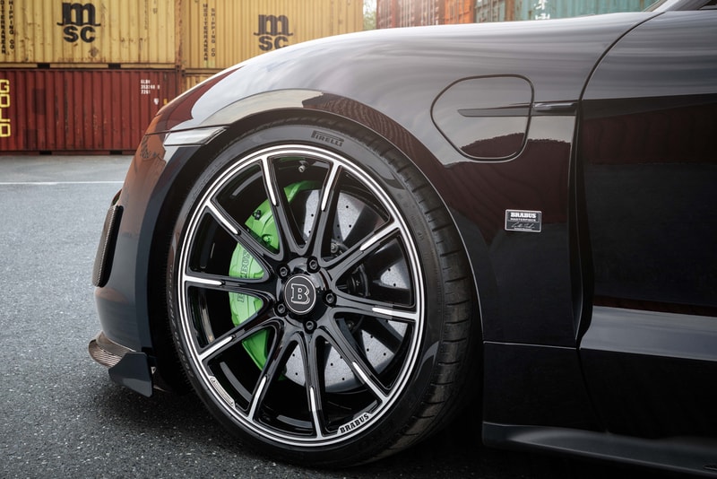 Brabus Porsche Taycan Turbo S Electric Car Germany Tuned Custom Wide Body Kit Carbon Fiber