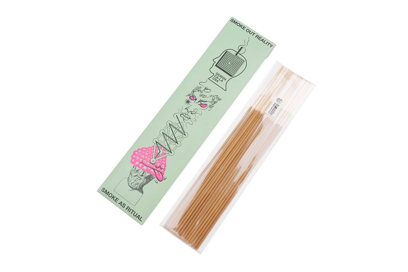 Brain Dead Kuumba harajuku dover street market incense burner sticks mint green artwork pink release info date price 