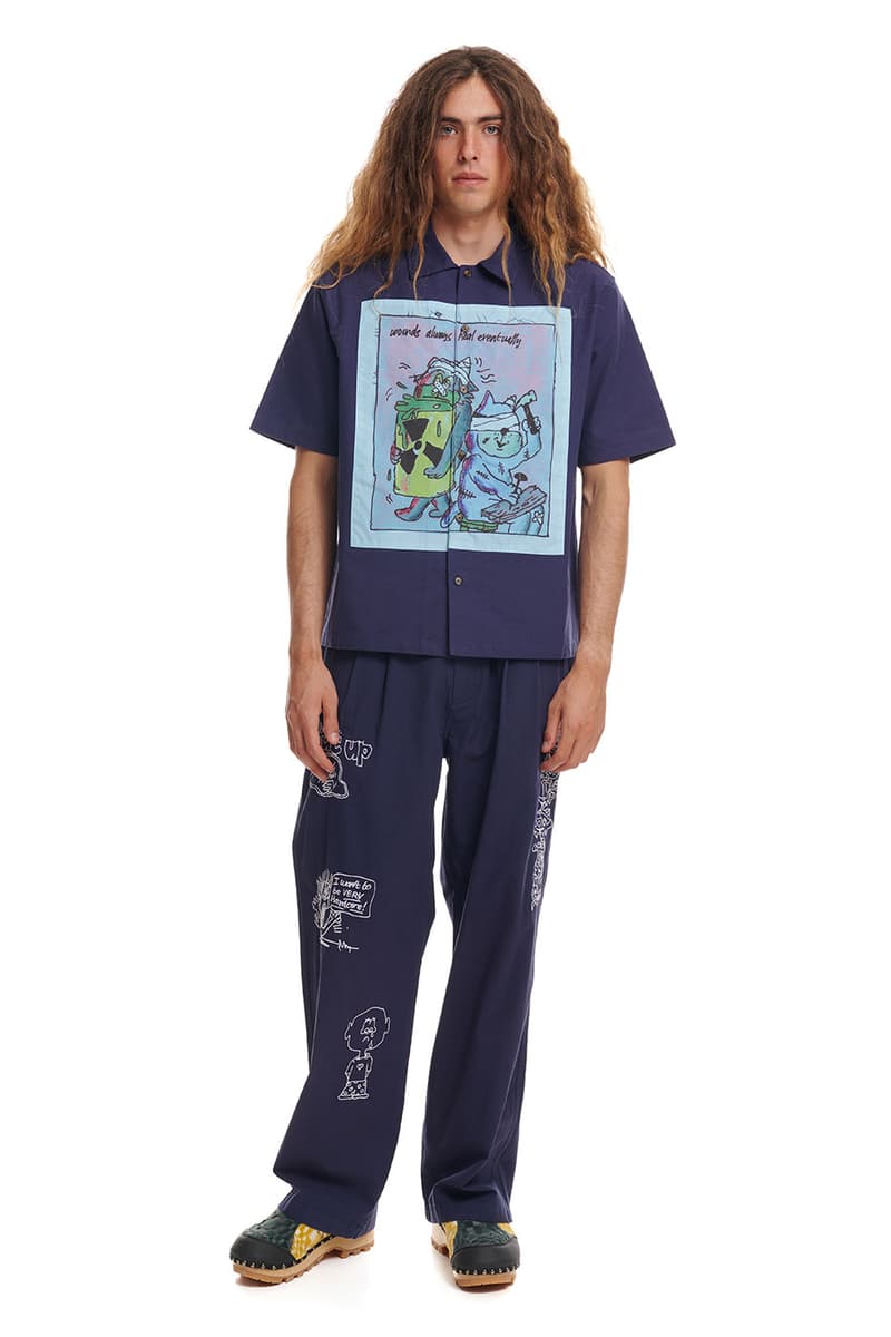 Brain Dead Summer 2022 Collection Release Info Buy Price HBX Vintage Retro 70s 90s T-Shirts Hoodie Trousers Shorts Raglan Shirts Baby Tees Skirts