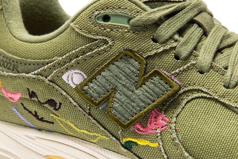 Bryant Giles New Balance 2002R Official Look green illustrations eye facial features velcro cream what now release date info price 